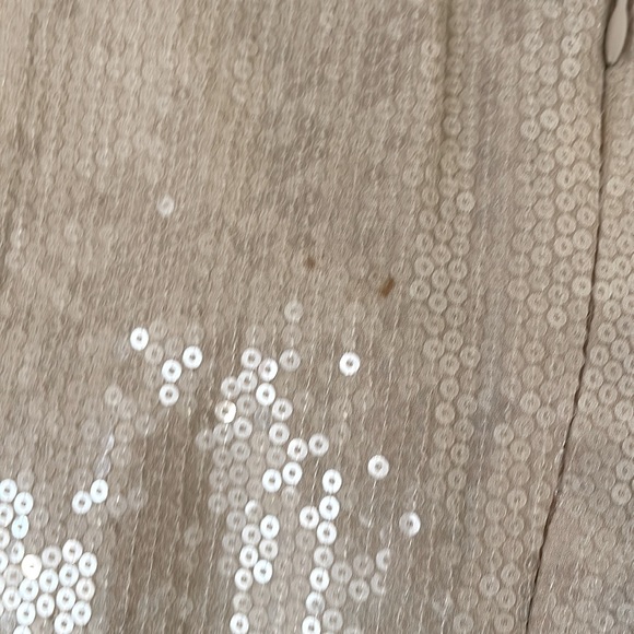 Sequin and silk top with ribbon detail - Picture 5 of 6